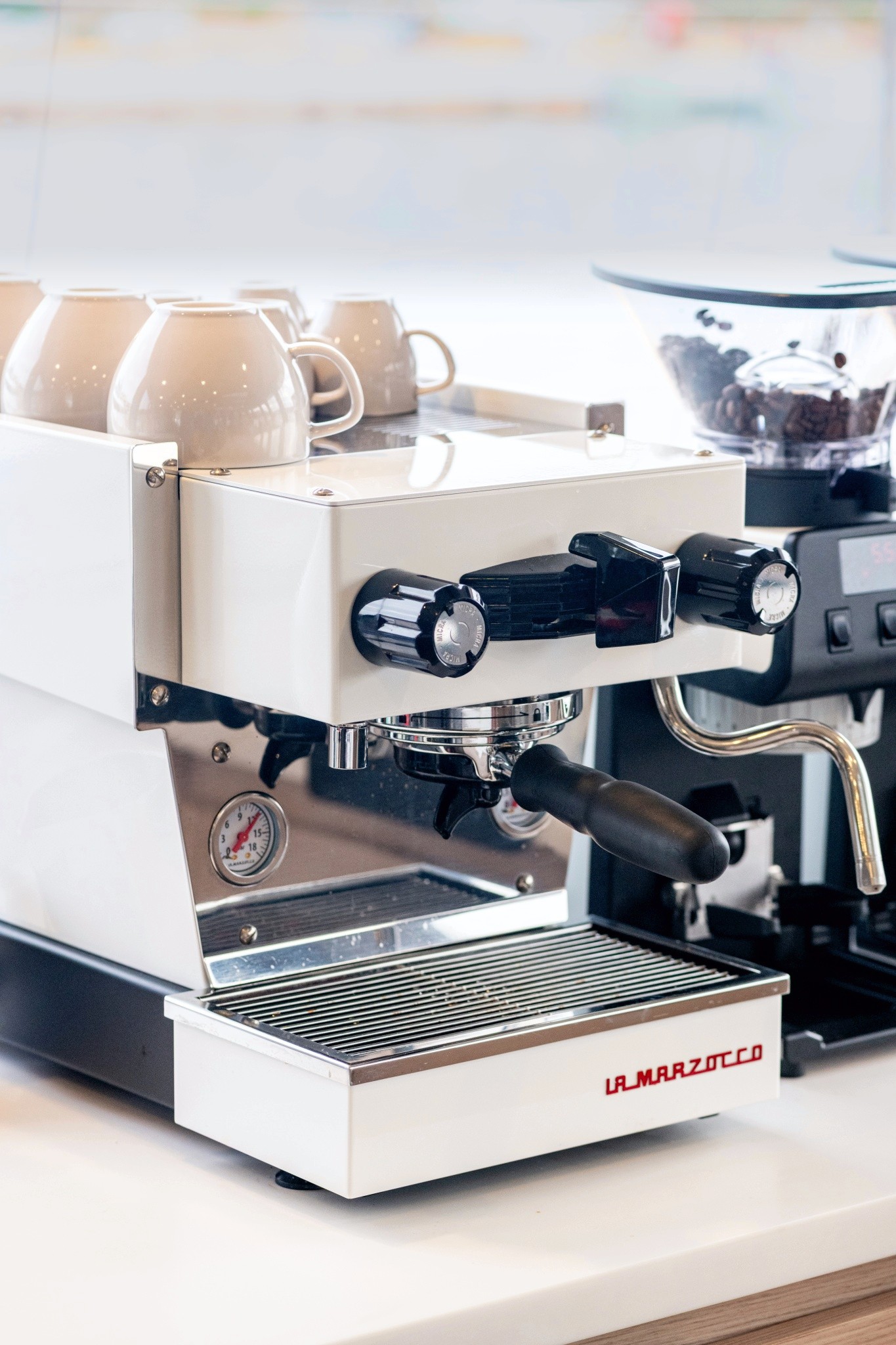 La Marzocco espresso machine on board